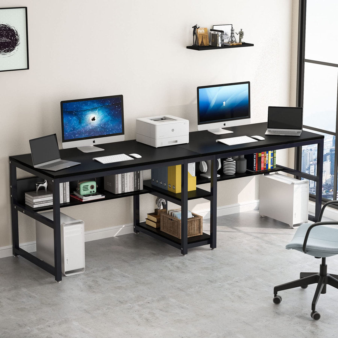Rigueiro Desk 17 Stories Color (Top/Frame): Black