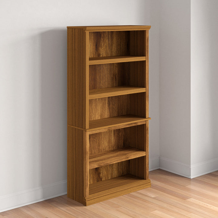 Alexsia 69.76" H x 35.28" W Standard Bookcase Lark Manor™ Color: Oiled Oak