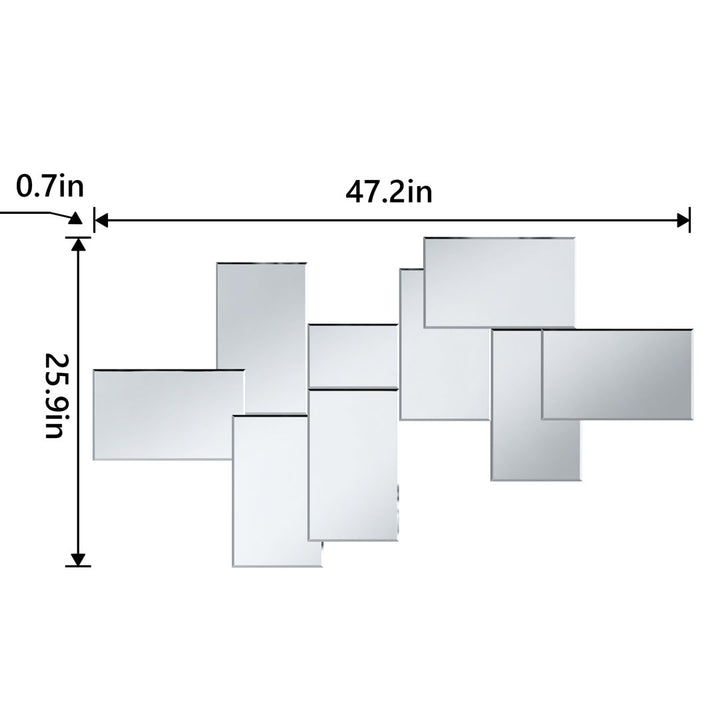 Amrita Asymmetrical Accent Cluster Wall Mirror Wrought Studio™