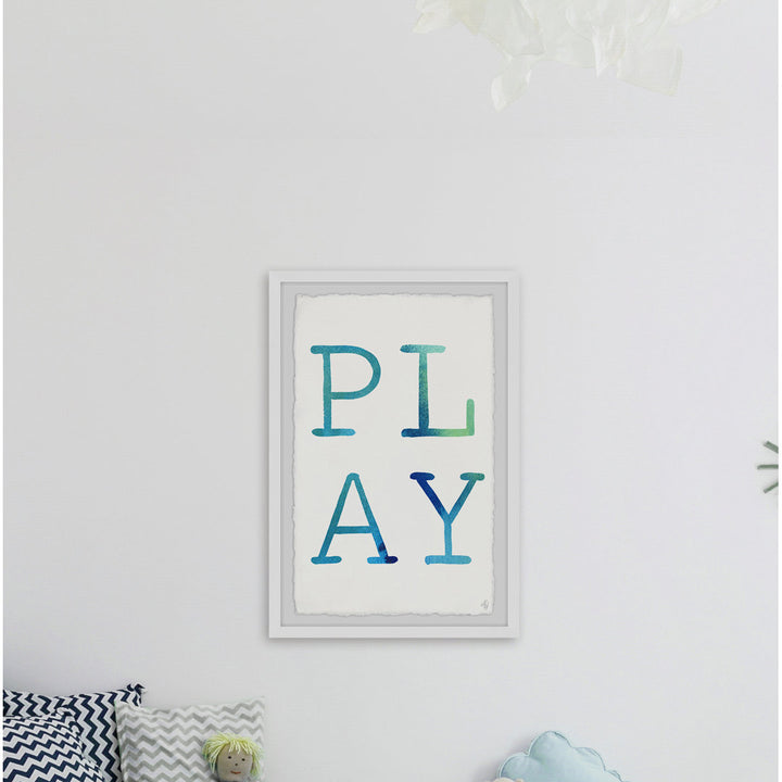 Fabiana 'Play' Framed Print Isabelle & Max™ Size: 24" H x 16" W x 1.5" D