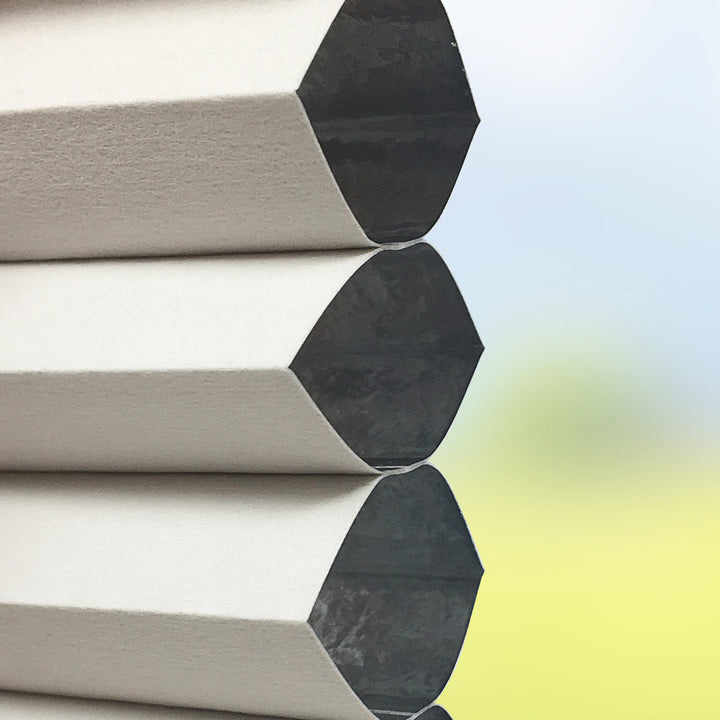 Custom Made Cordless Blackout Cellular Shade Chicology Blind Size: 56"W x 48"L Finish: White Dove