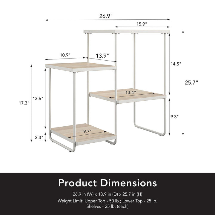 Naloni Rectangular Multi-tiered Plant Stand Latitude Run®