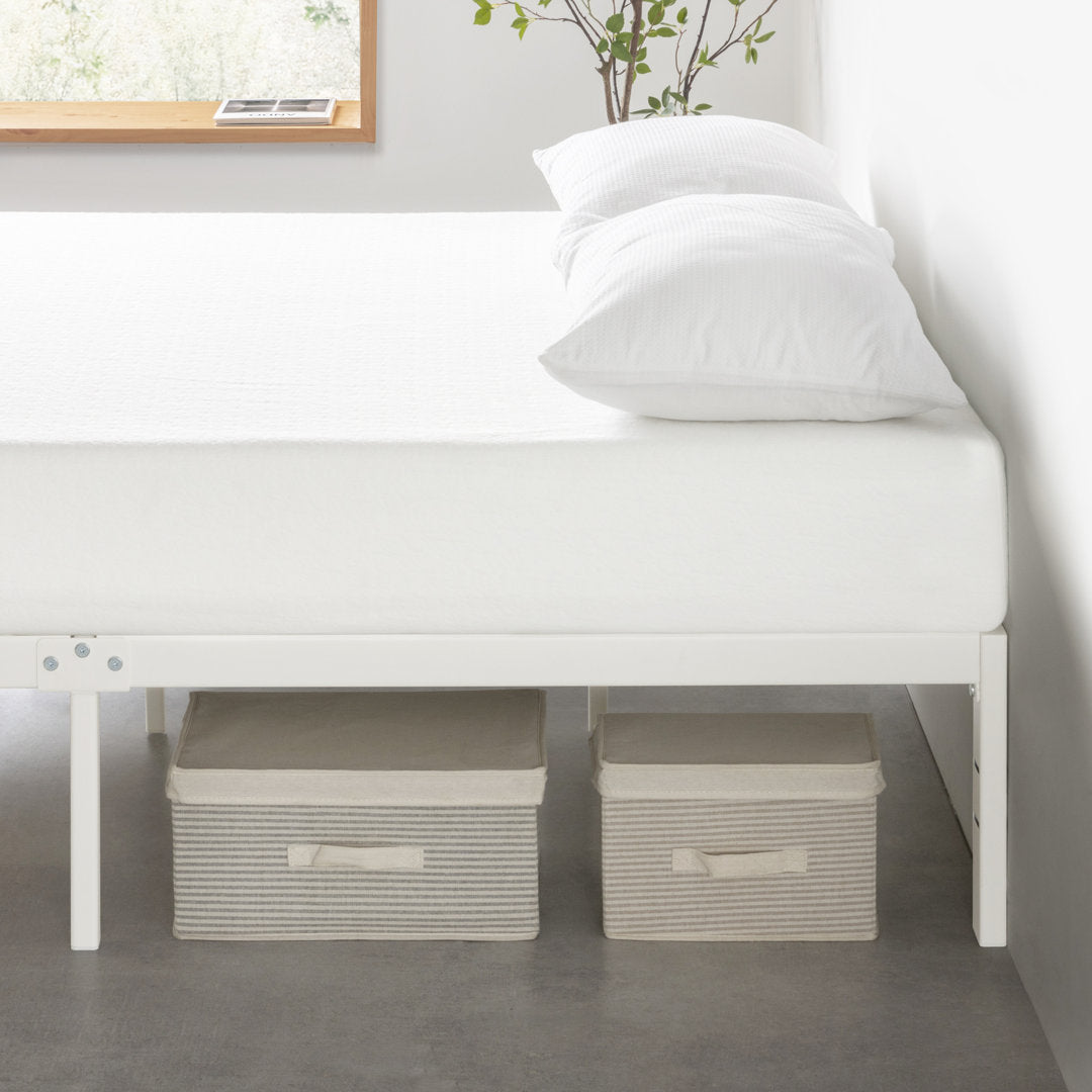Bryana 14'' Heavy Duty Steel Bed Frame Alwyn Home Size: California King