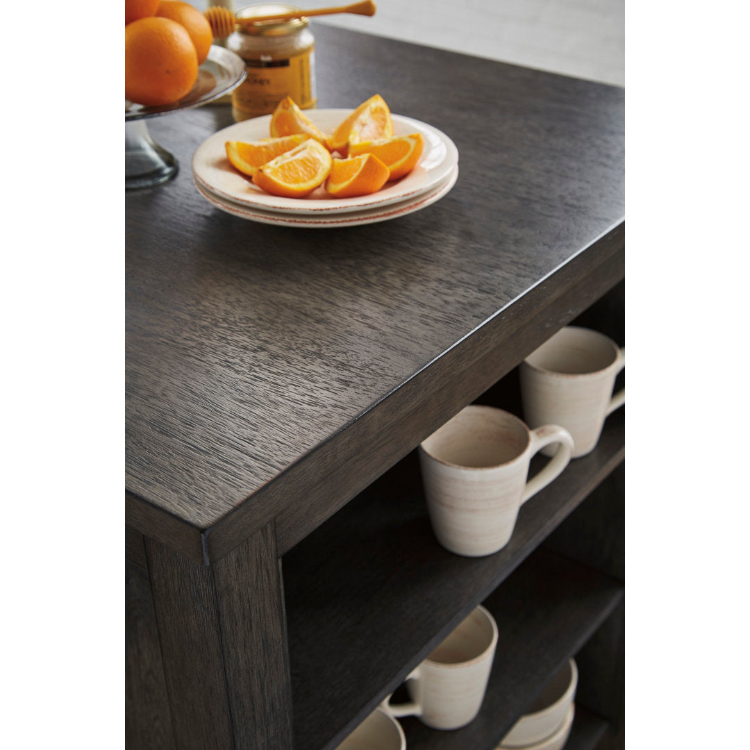 Heng Counter Height 60" Dining Table Gracie Oaks