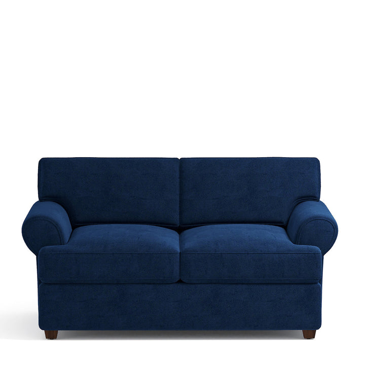 67" Recessed Arm Loveseat Birch Lane™ Fabric: Bella Ink Performance Velvet