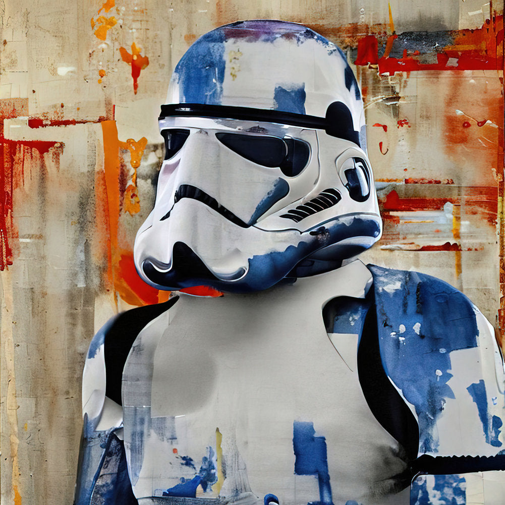 Stormtrooper One by Stephen Chambers - Wrapped Canvas Graphic Art ATX Art Group LLC Size: 30" W x 30" H