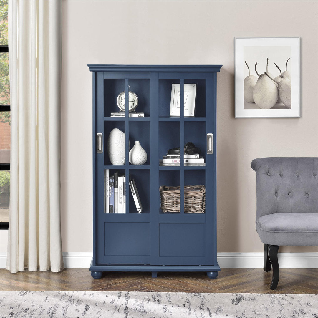 51" H x 31.75" W Standard Bookcase Andover Mills™ Color: Blue