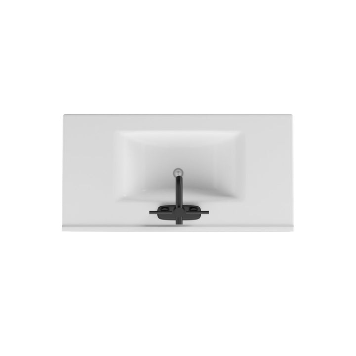 Braylen Sliding Barn Door 36" Single Bathroom Vanity Set Sand & Stable™ Base Finish: Saw Cut Espresso