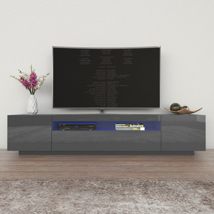 Kenyette TV Stand for TVs up to 79" Latitude Run® Color: Dark Gray