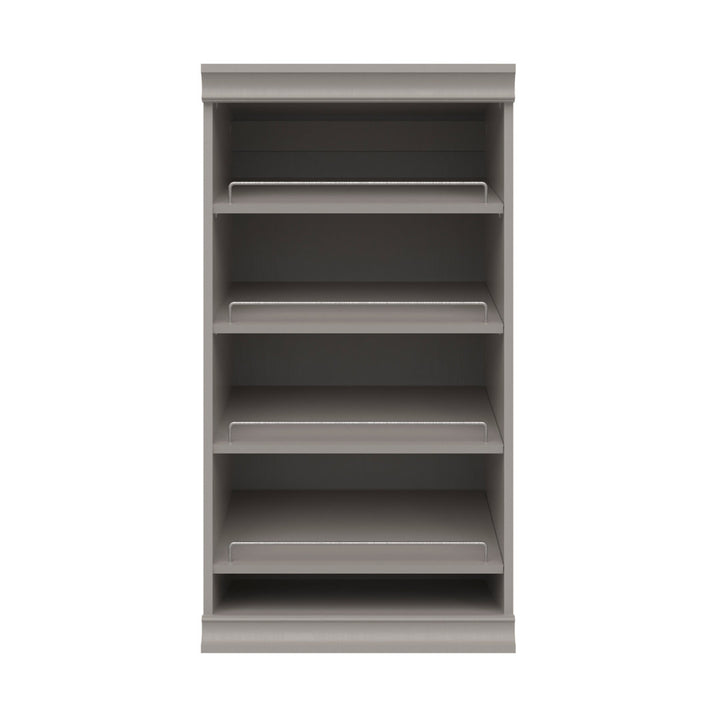 Modular Storage 68.76" W - 78" W Closet System ClosetMaid Finish: Taupe