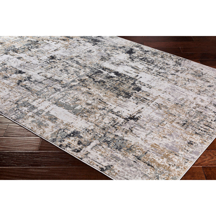 Maddux Abstract Machine Woven Gray/White/Tan Area Rug Trent Austin Design® Rug Size: Rectangle 2' x 3'