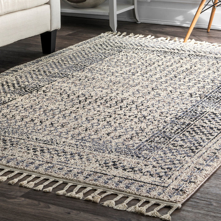 Gilleland Geometric Multi Gray Area Rug Langley Street® Rug Size: Rectangle 7' 6'' x 9'6"