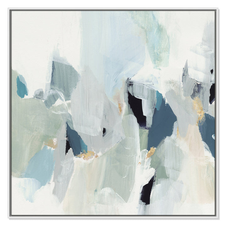 Little Talks II by Isabelle Z - Picture Frame Print on Canvas Casa Fine Arts Size: 41.5" H x 41.5" W x 2" D Format: White Floater Framed Canvas