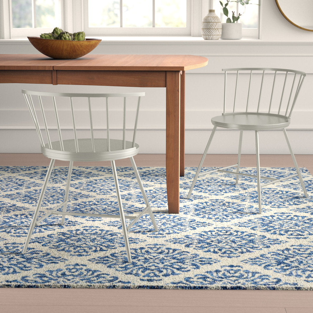 Johanna Metal Side Chair (Set of 2) Laurel Foundry Modern Farmhouse® Color: Silver Birch