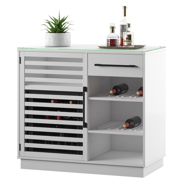 Williford Refrigerated Cooler Bar Cabinet Wade Logan® Color: White