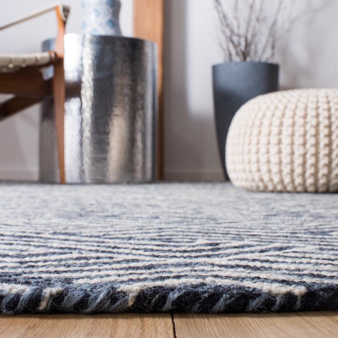 Emmett Hand Tufted 80% Wool And 20% Cotton Geometric Rug Breakwater Bay Rug Size: Runner 2'3" x 7'