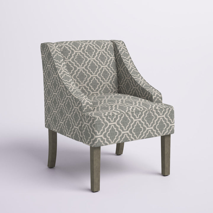 Adona Accent Chair Mistana™ Fabric: Ash Gray 100% Cotton