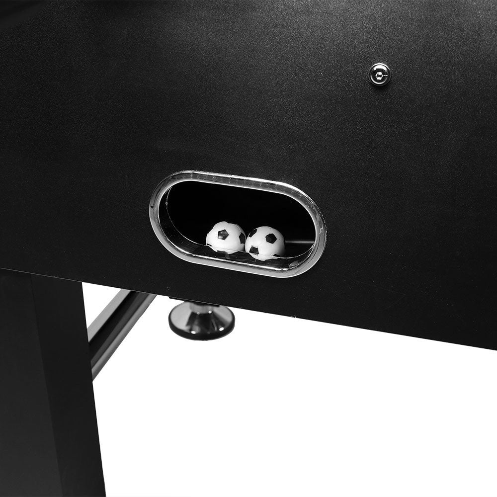 Agosto 55'' 2-Player Indoor Foosball Table with 2 Drink Holders, Black Wade Logan®