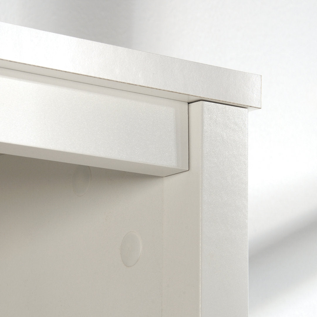 Myrasol 71.5" H x 29.29" W Standard Bookcase Highland Dunes Color: Soft White