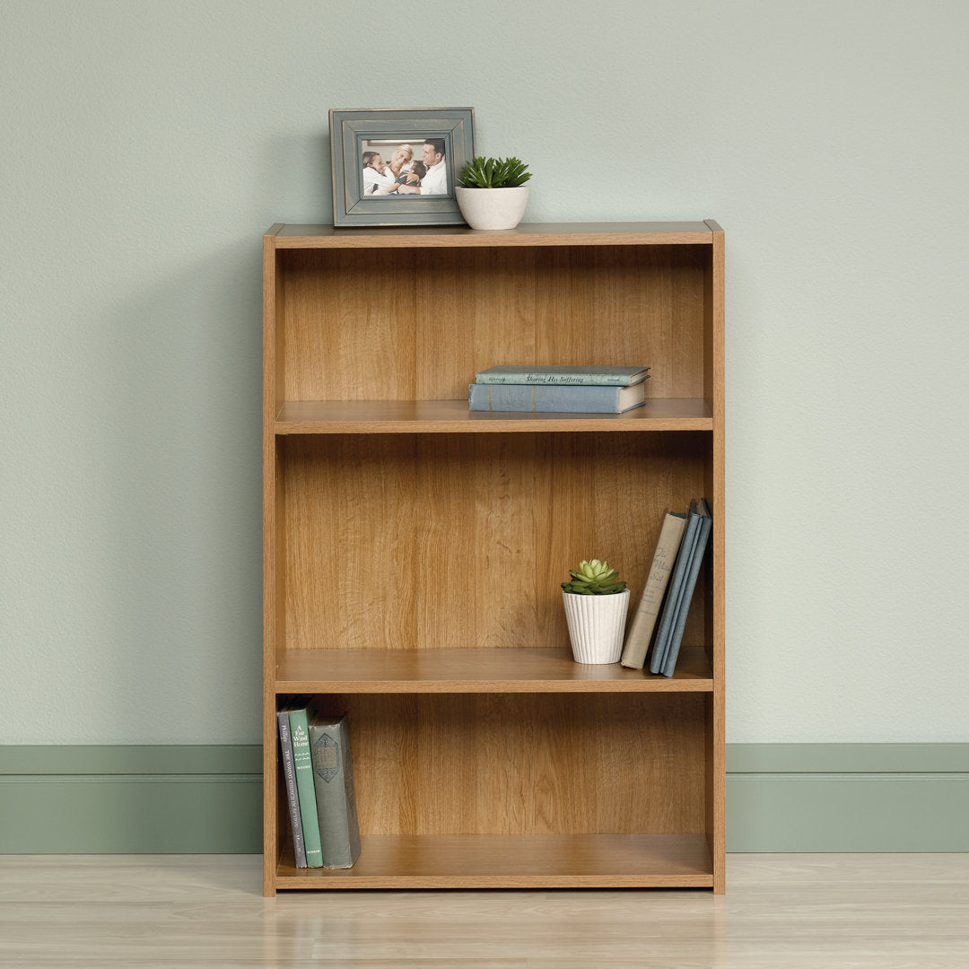 Arisztid 35.28" H x 24.57" W Standard Bookcase Lark Manor™ Color: Highland Oak