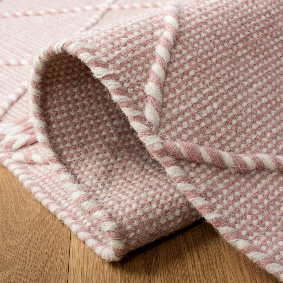 Casablanca Hand Loomed 80% Wool, 20% Cotton Geometric Rug Dakota Fields Rug Size: Rectangle 5' x 8'