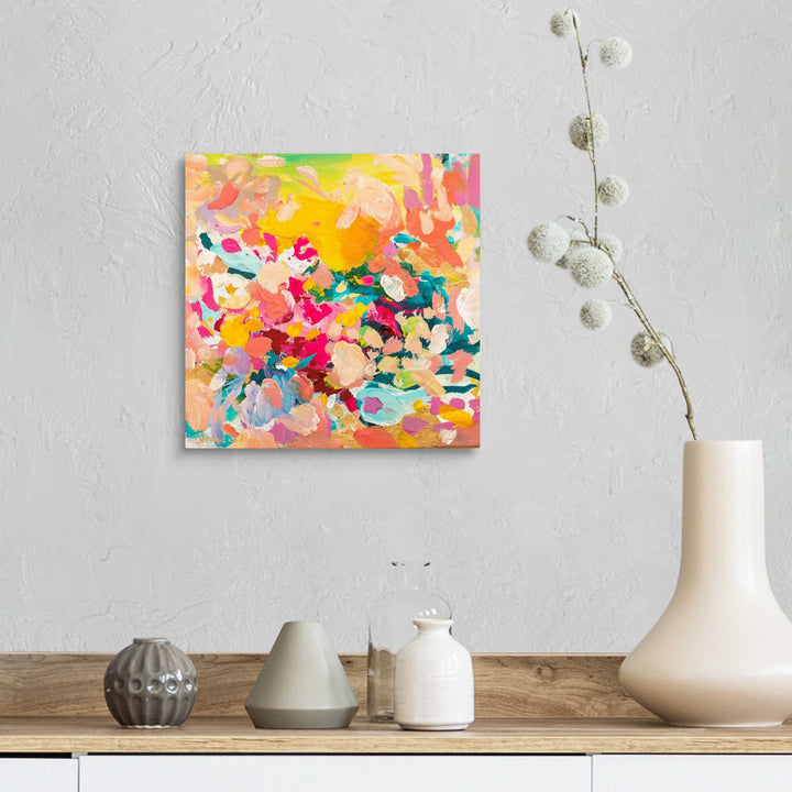 Hopeless Romantic by Amira Rahim - Print on Canvas Wade Logan® Size: 12" H x 12" W Format: Wrapped Canvas