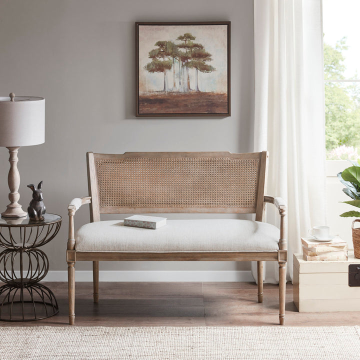 Willshire Rattan Shield-Back Settee Ophelia & Co.