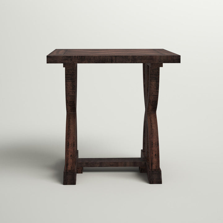 Leiter End Table Three Posts™ Color: Oak
