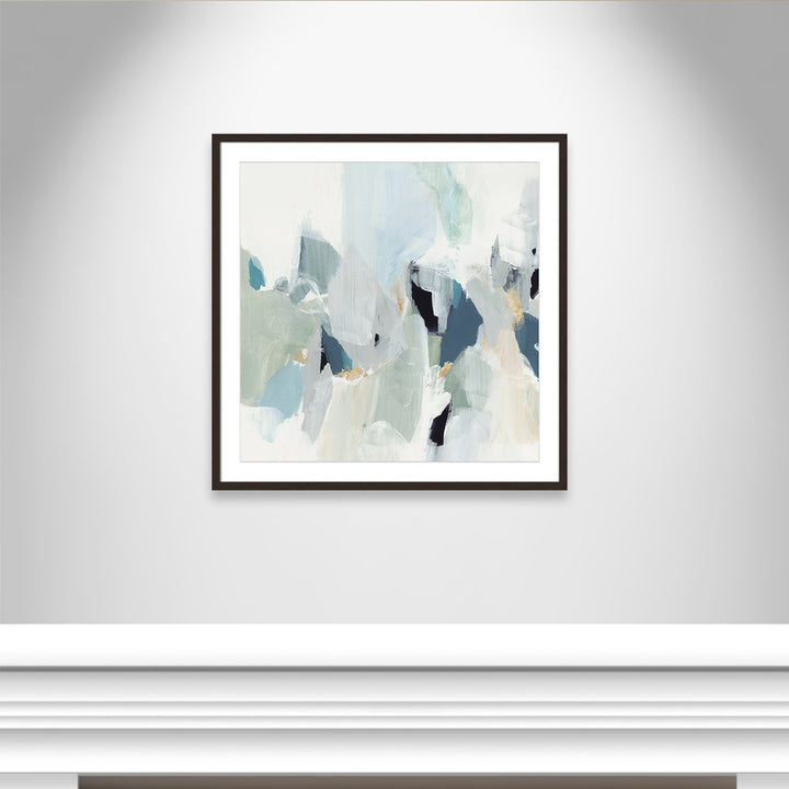 Little Talks II by Isabelle Z - Picture Frame Print on Canvas Casa Fine Arts Size: 32" H x 32" W x 1.25" D Format: Walnut Picture Framed Paper