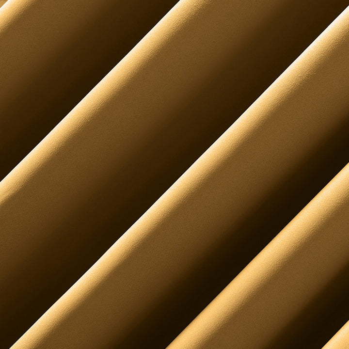 Wayfair Basics Blackout Grommet Curtain Panel Wayfair Basics® Curtain Color: Gold Size per Panel: 40" W x 63" L