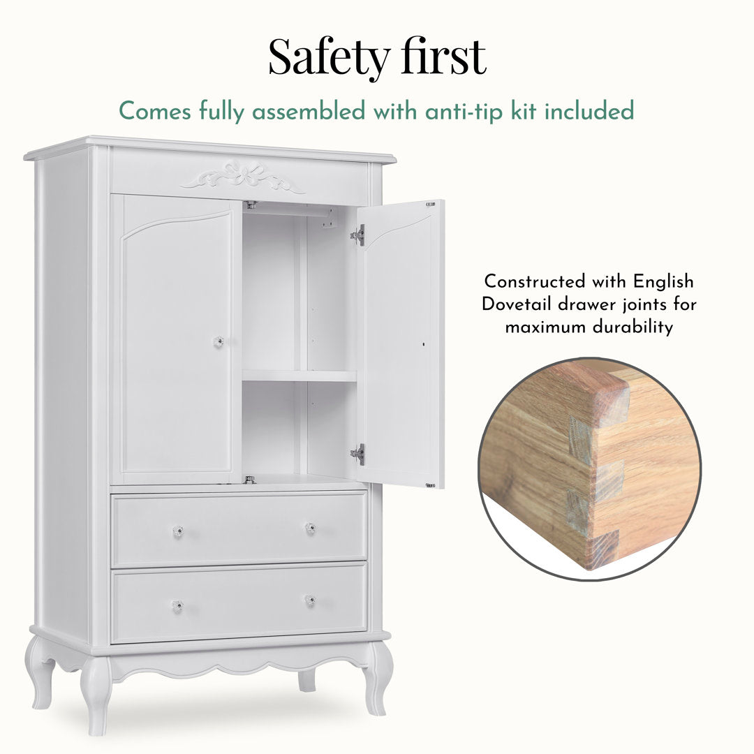 Aurora Armoire Evolur Color: Frost