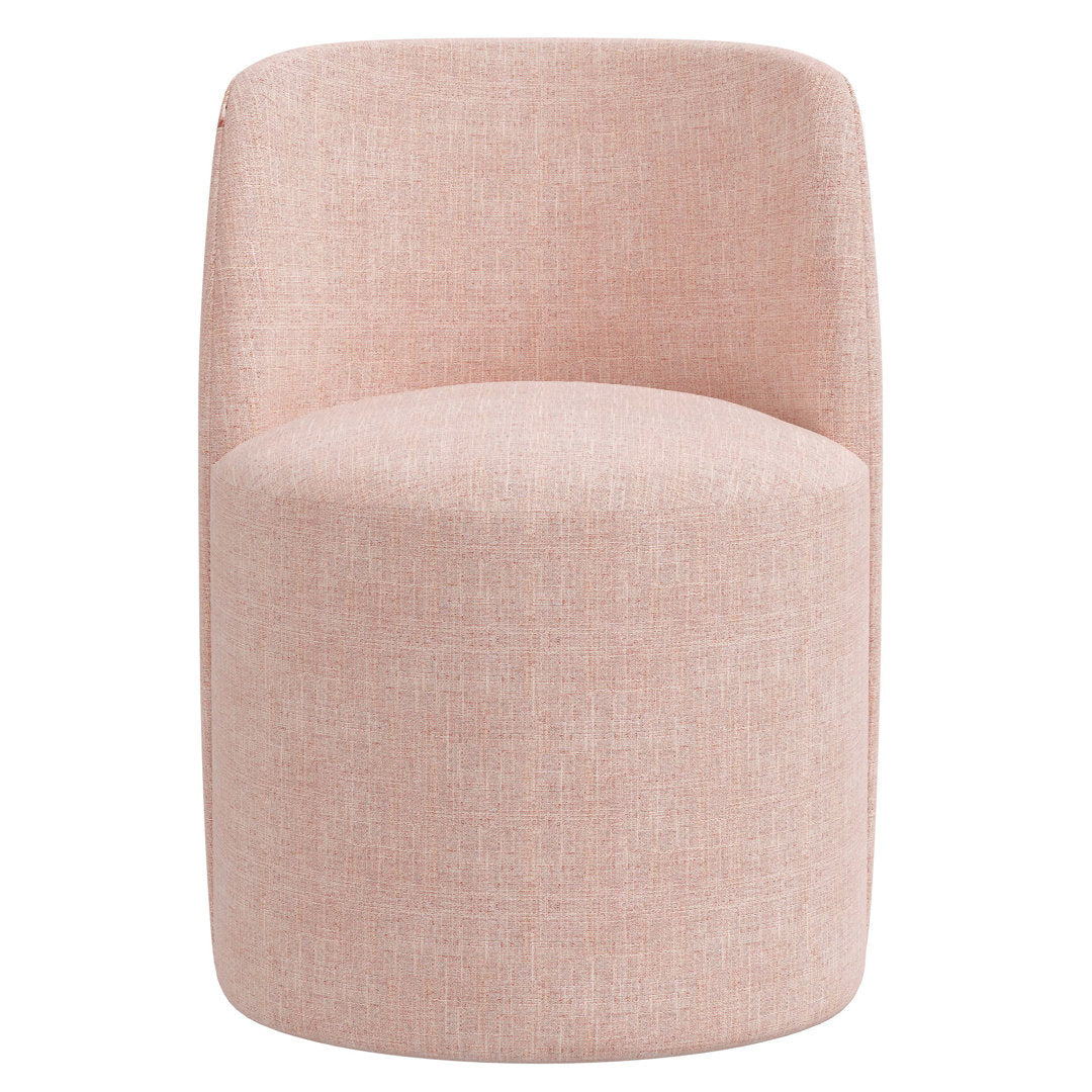 Begonia Dining Chair Joss & Main Upholstery Color: Zuma Rosequartz Textured Linen