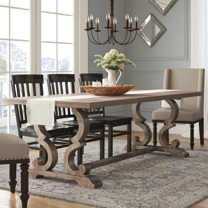 Annora Extendable Trestle Dining Table One Allium Way®
