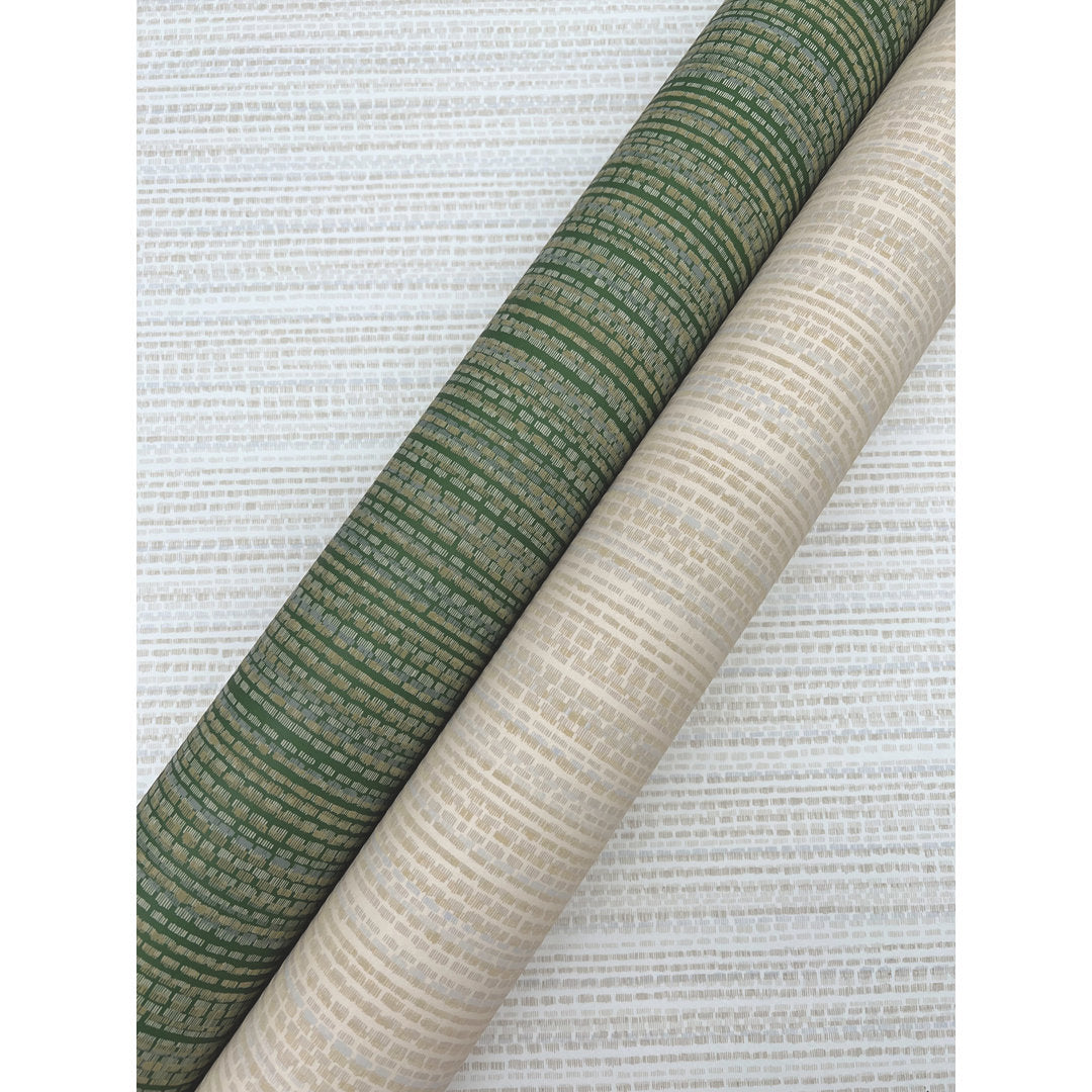 Tick Mark Texture Peel & Stick Wallpaper Erin & Ben Co. Color: White