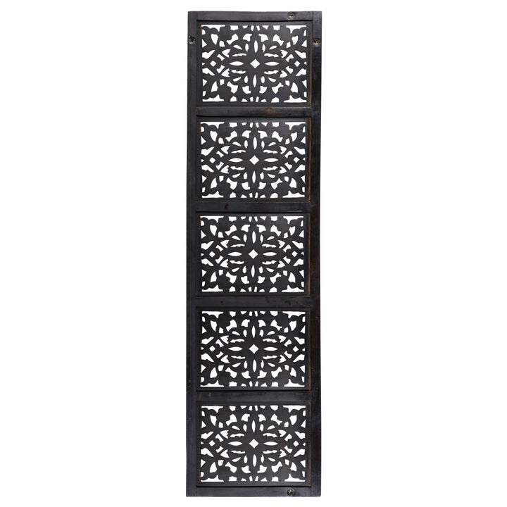 Dereona Wooden Handmade Intricately Carved Floral Home Wall Decor Bungalow Rose