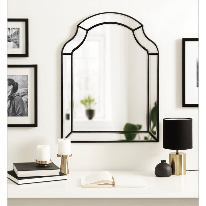 Esmond Ohlone Accent Mirror Willa Arlo™ Interiors Size: 31.5" x 24" Finish: Black