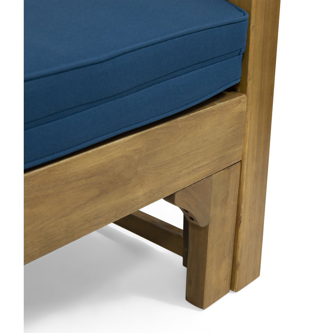 Trevion Extendable Patio Sofa with Cushions Breakwater Bay