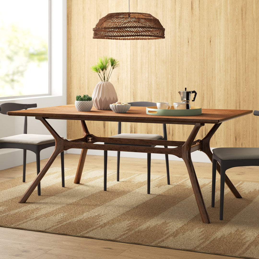 Alxander Trestle Dining Table Latitude Run®