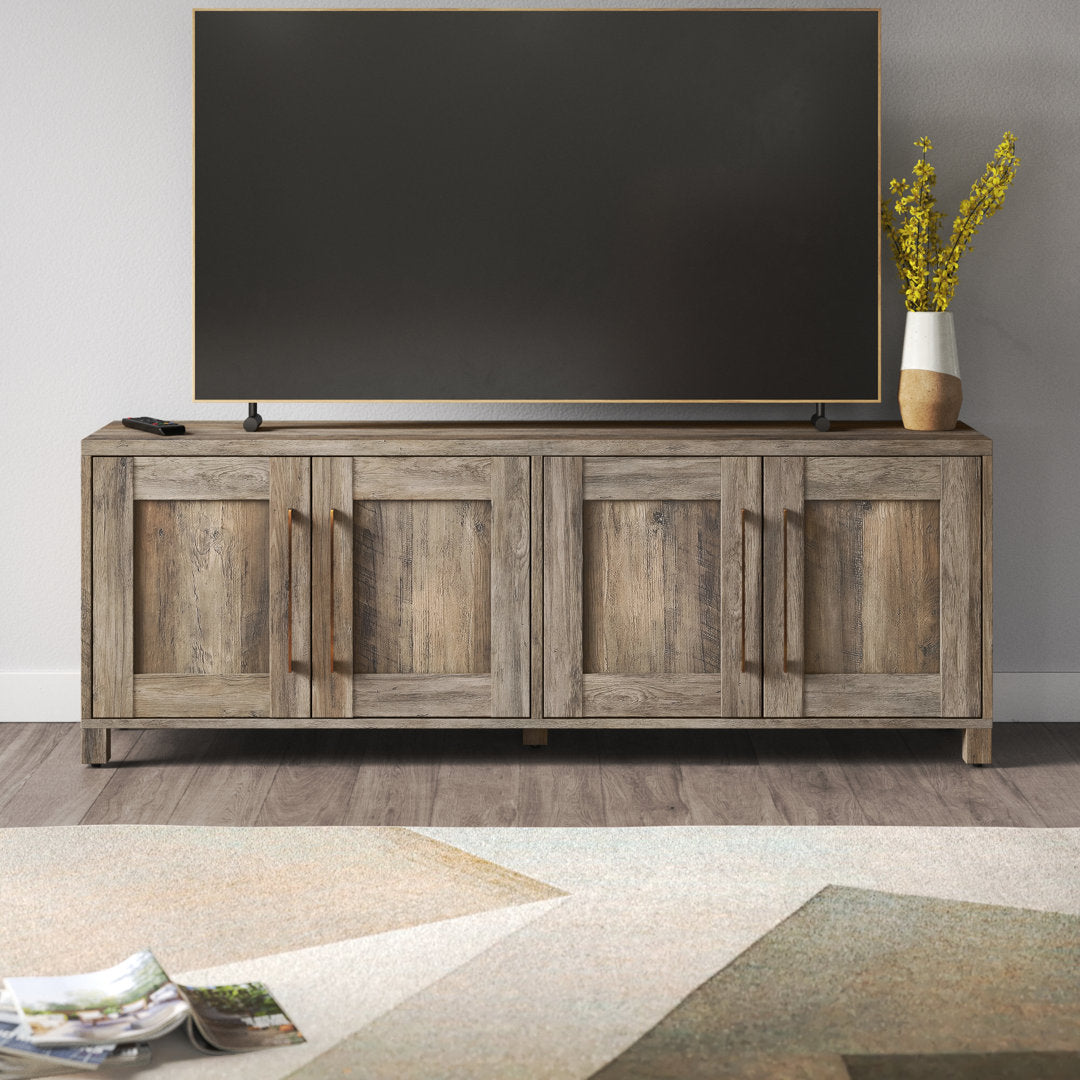 Chabot TV Stand for TVs up to 78" Latitude Run® Color: Gray/Oak