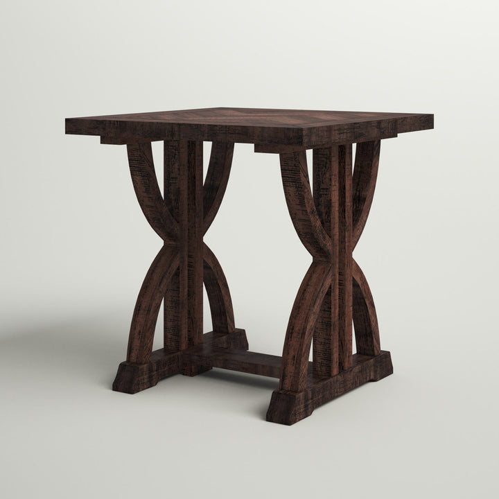 Leiter End Table Three Posts™ Color: Oak