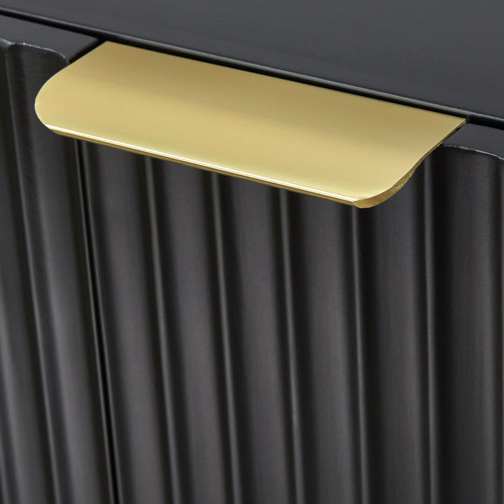 Santillanes 47.25'' Wide Sideboard Willa Arlo™ Interiors Color (Base/Top): Black/Black