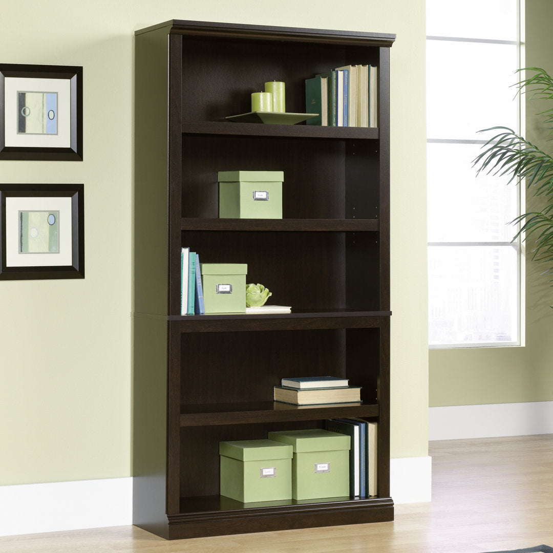 Alexsia 69.76" H x 35.28" W Standard Bookcase Lark Manor™ Color: Jamocha Wood
