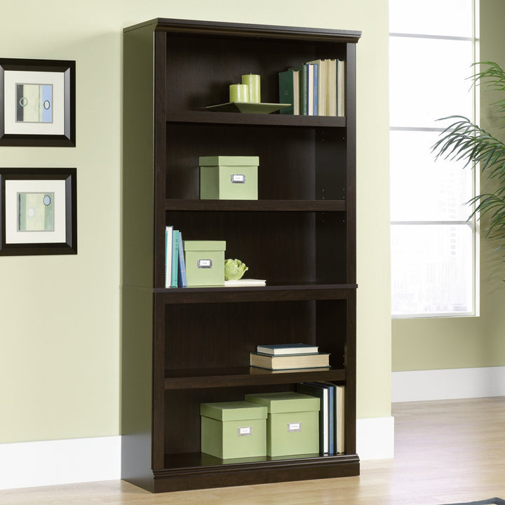 Alexsia 69.76" H x 35.28" W Standard Bookcase Lark Manor™ Color: Jamocha Wood