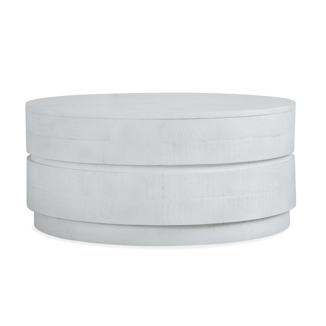 Leanora Solid Wood Lift Top Drum Coffee Table with Storage Birch Lane™