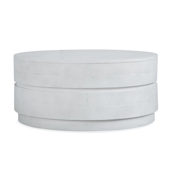 Leanora Solid Wood Lift Top Drum Coffee Table with Storage Birch Lane™