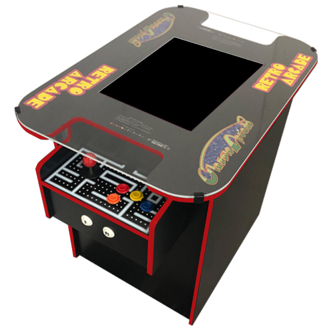 Cocktail Arcade Machine with 19" Monitor and 516 Retro Games - Fully Assembled - 5 Year Warranty Suncoast Arcade Color: Red