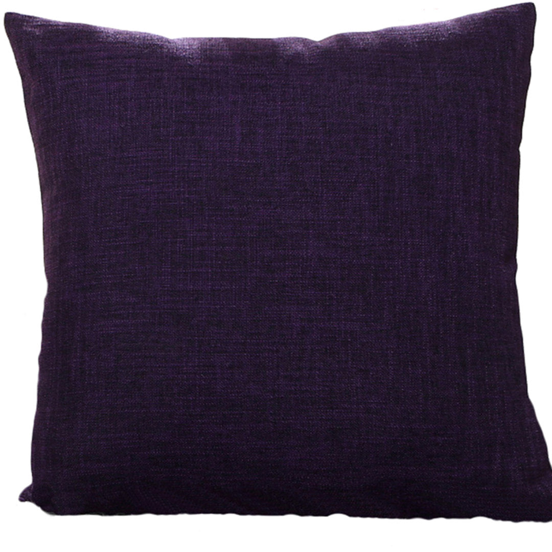 Mosos Square Pillow Cover & Insert (Set of 2) Beauty Acrylic Color: Purple Size: 20"H x 20"W