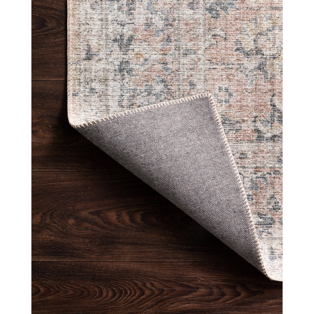 Gelo Oriental Blush/Gray Rug Bungalow Rose Rug Size: Runner 2'6" x 10'