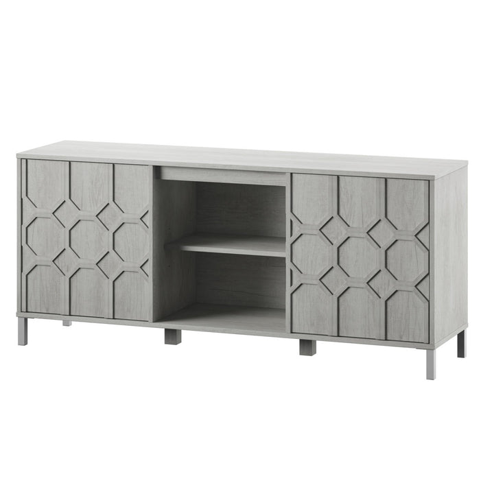Shotwell TV Stand for TVs up to 65" Mercury Row® Color: Sargent Oak