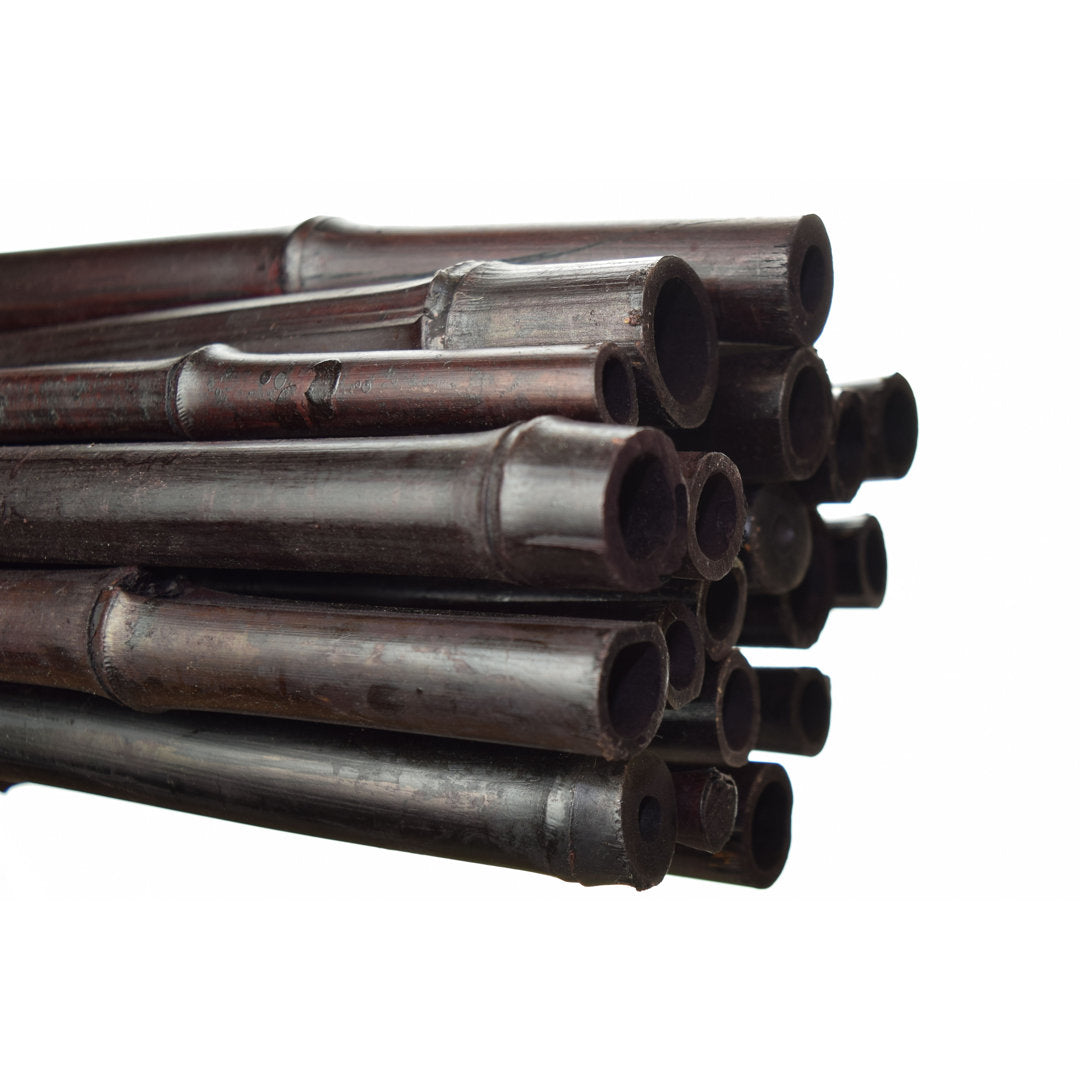 Castello Bamboo Poles Sculpture (Set of 3) Beachcrest Home™